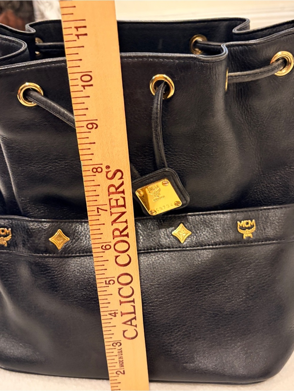 MCM Black Leather Bucket Bag - Picture 11 of 11